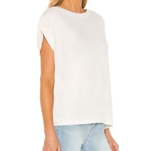 Pistola Cream Trina Muscle Tee Size Small
